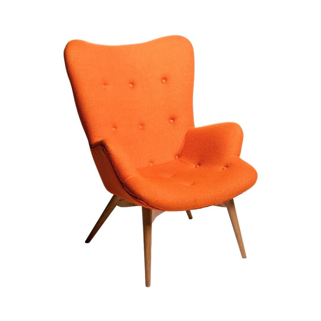 Featherston Armchair – Orange
