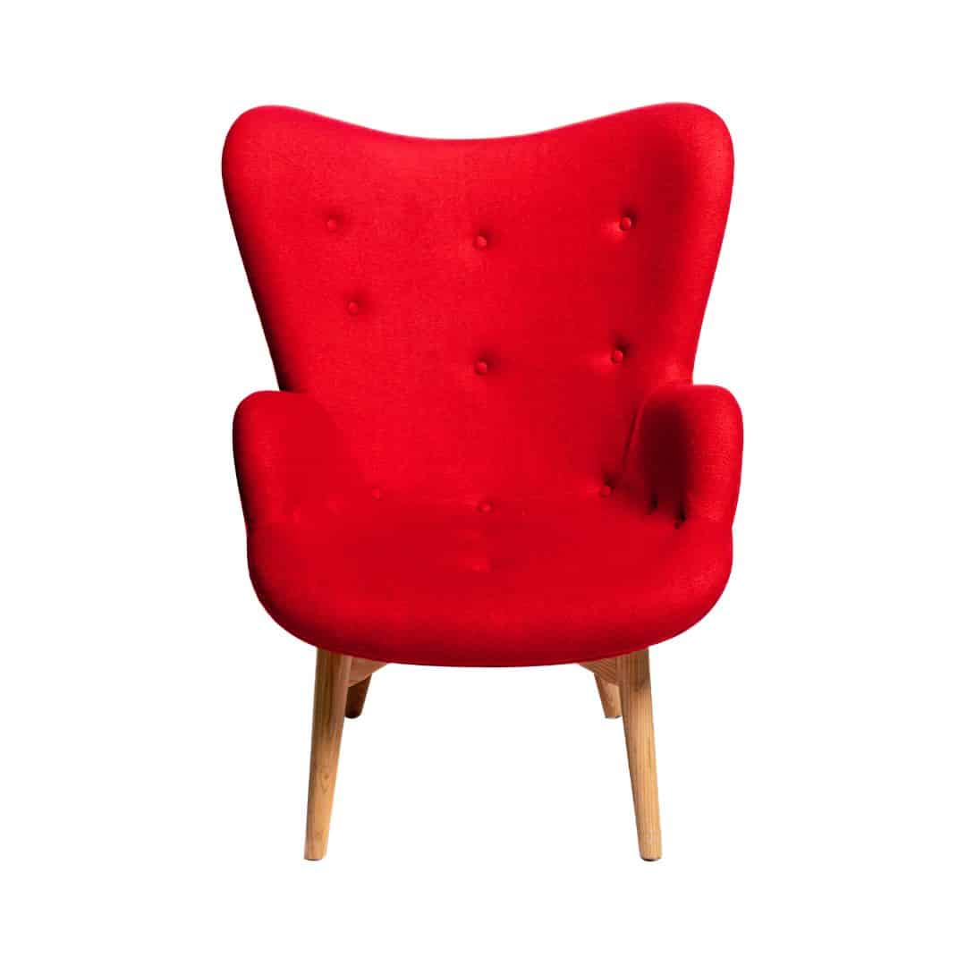 Featherston Armchair – Red