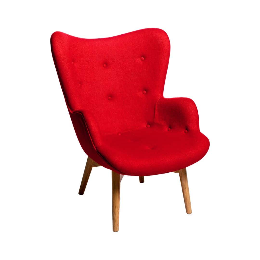 Featherston Armchair – Red