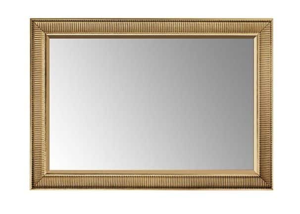 Ribbed Frame Mirror – Gold – 91cm x 131cm (72cm x 112cm internal) – Frame 01