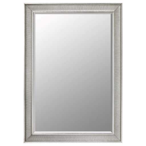 Ribbed Frame Mirror – Antique Silver – 91cm x 131cm (72cm x 112cm internal) – Frame 03