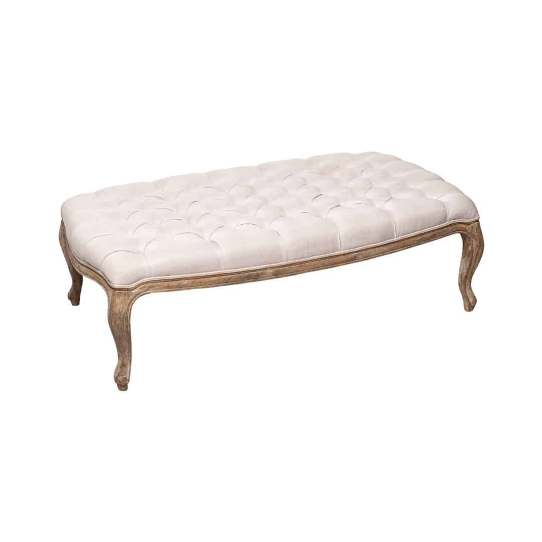 French Bouton Daybed – Linen