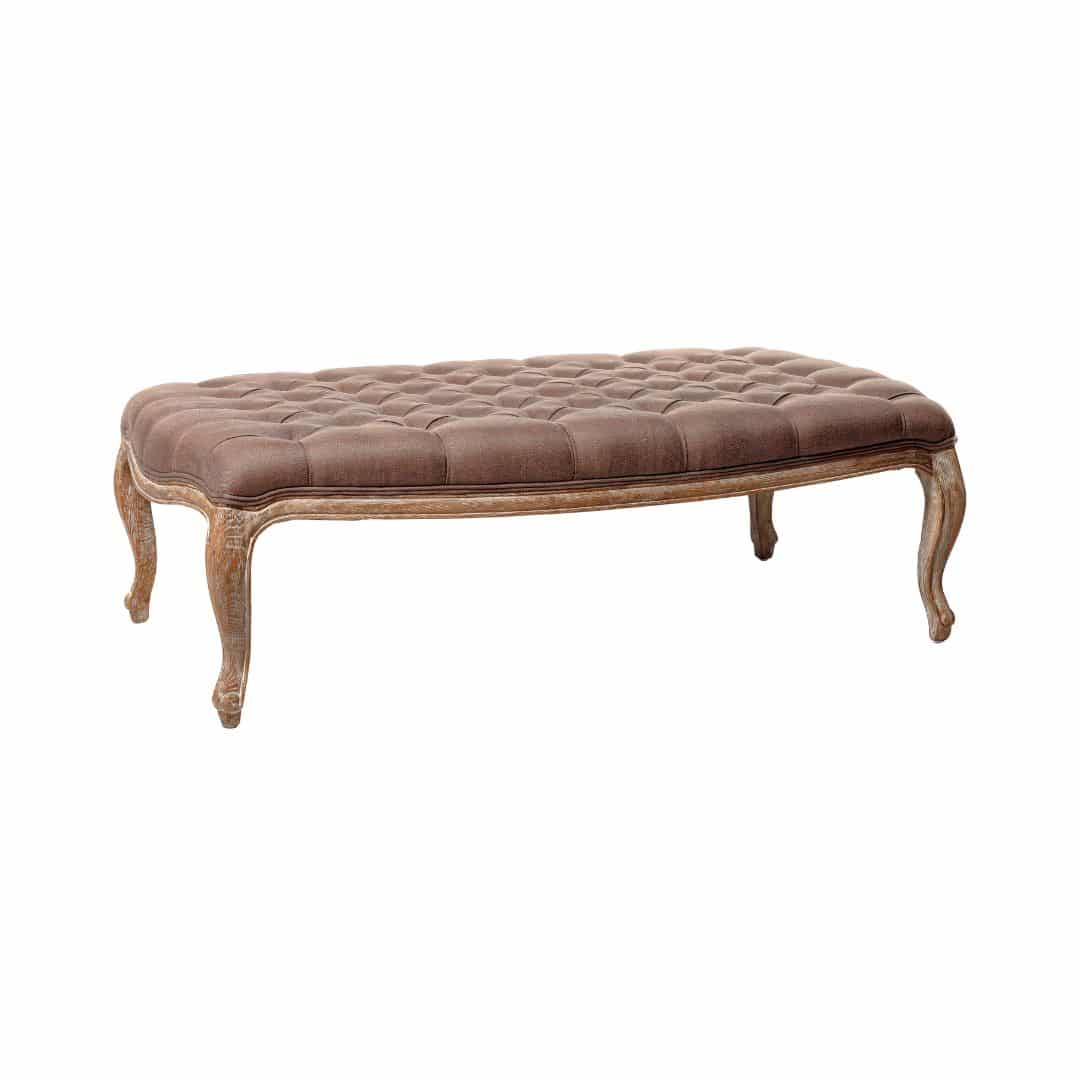 French Bouton Daybed – Taupe