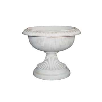Ceramic Urn – White – Set of Two