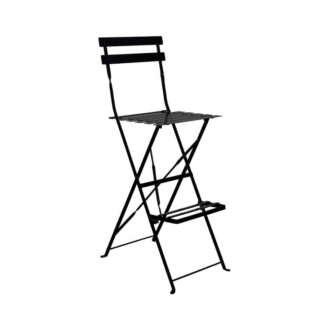 Garden Bar Stool – Black
