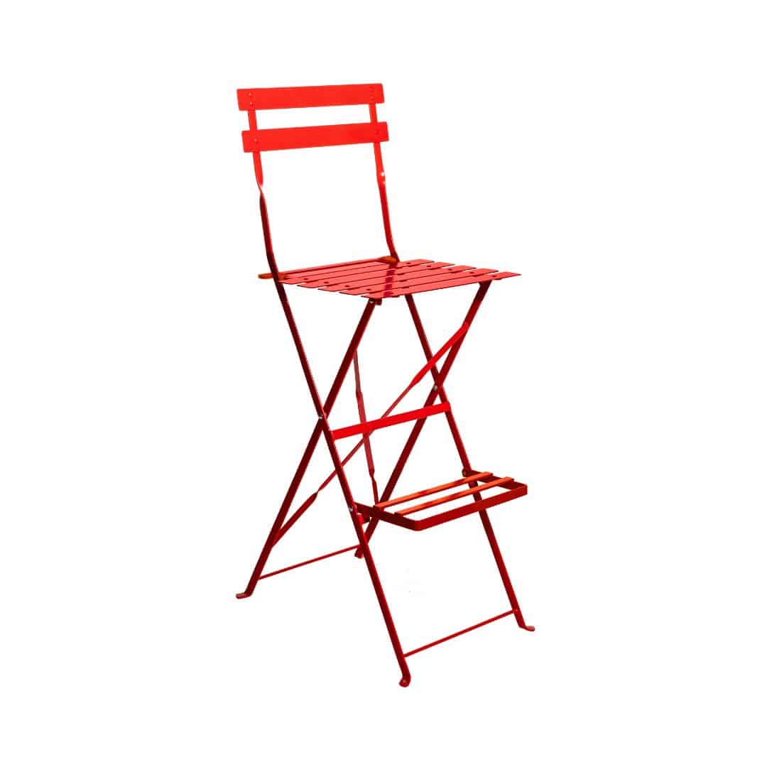Garden Bar Stool – Red
