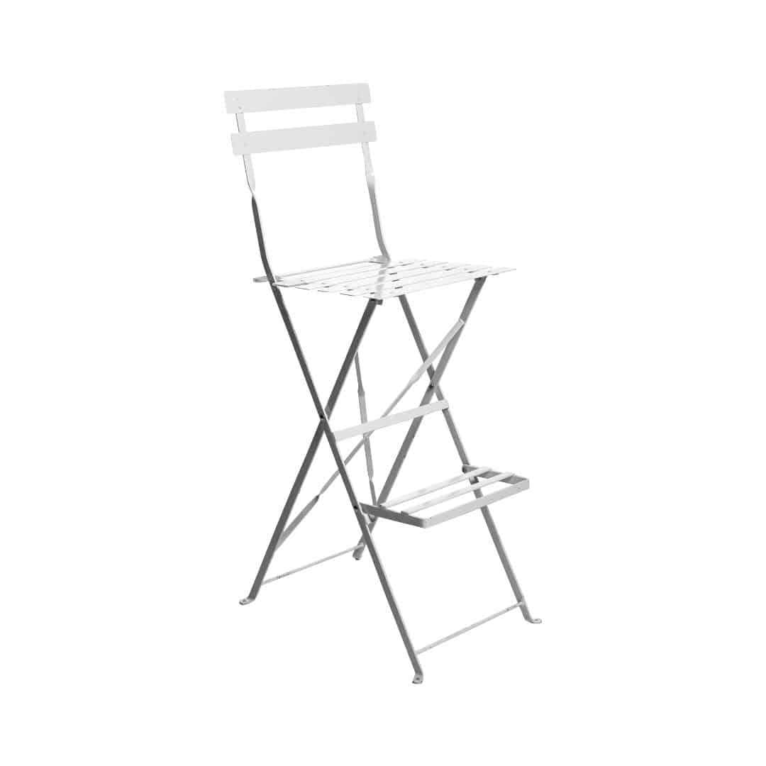 Garden Bar Stool – White