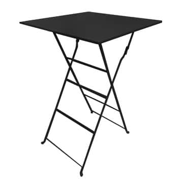 Garden Bar Table – Black – 70cmSQ x 105cmH