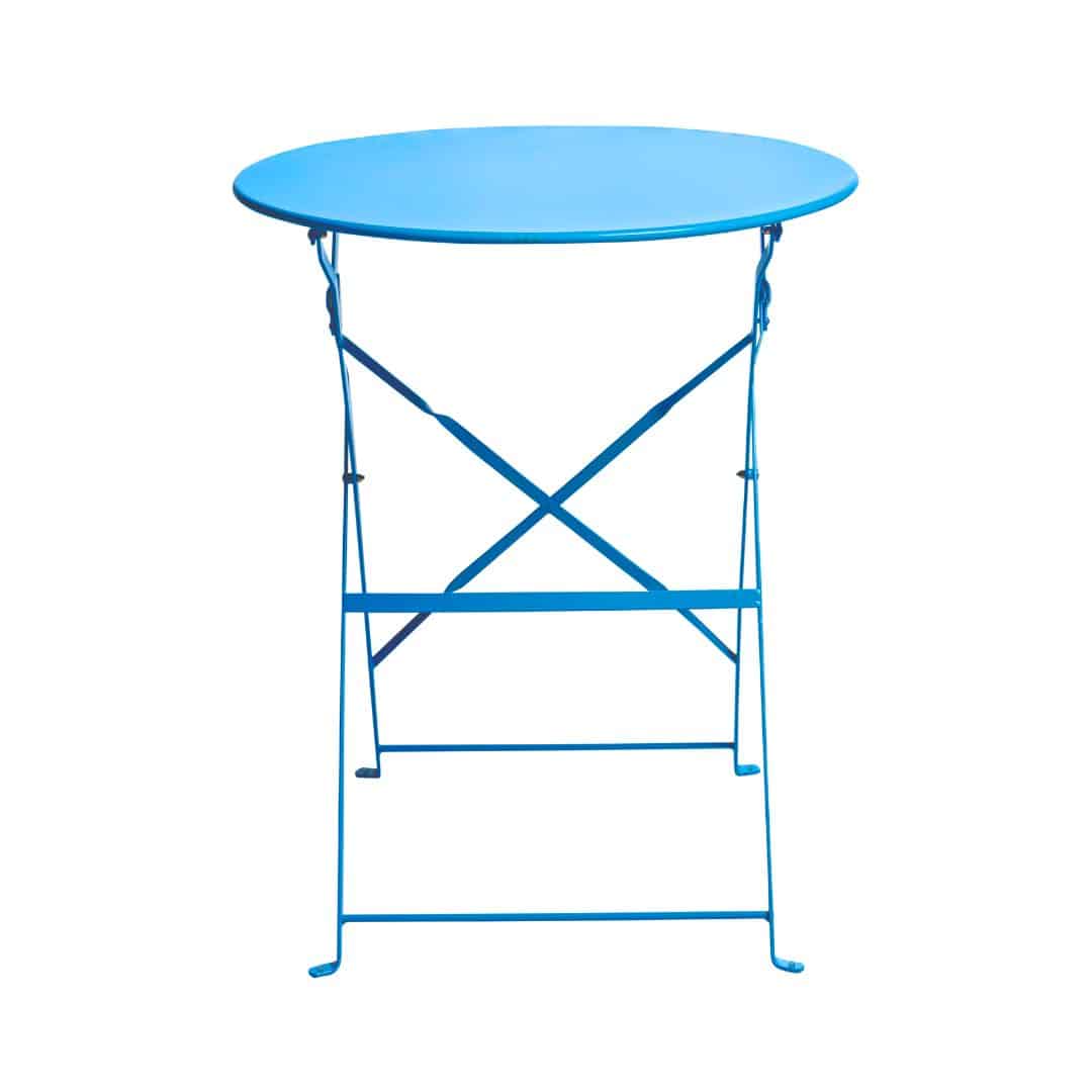 Garden Round Café Table – Blue
