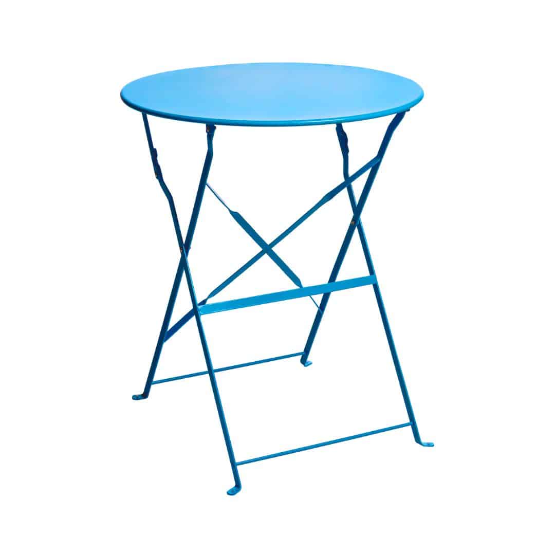 Garden Round Café Table – Blue