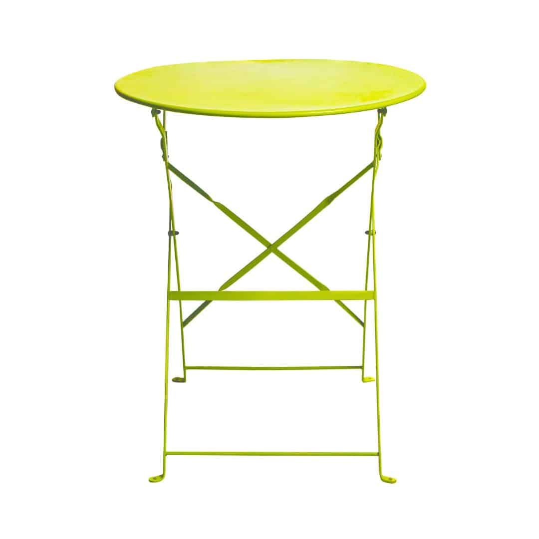 Garden Round Café Table – Green