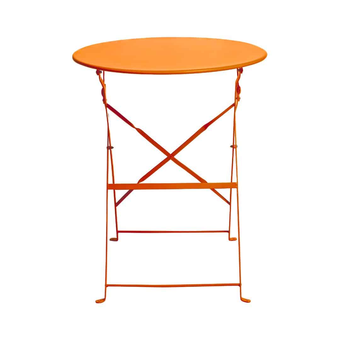 Garden Round Café Table – Orange