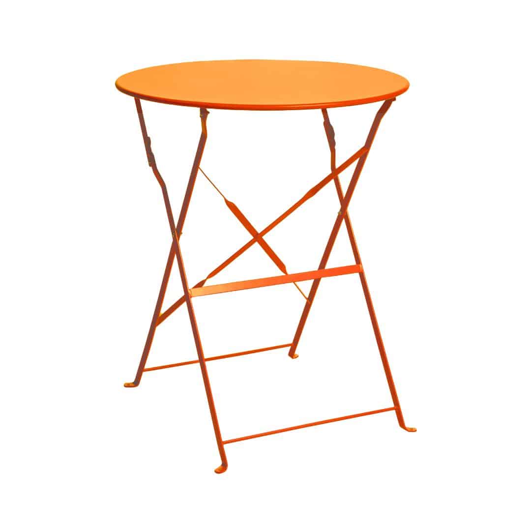 Garden Round Café Table – Orange