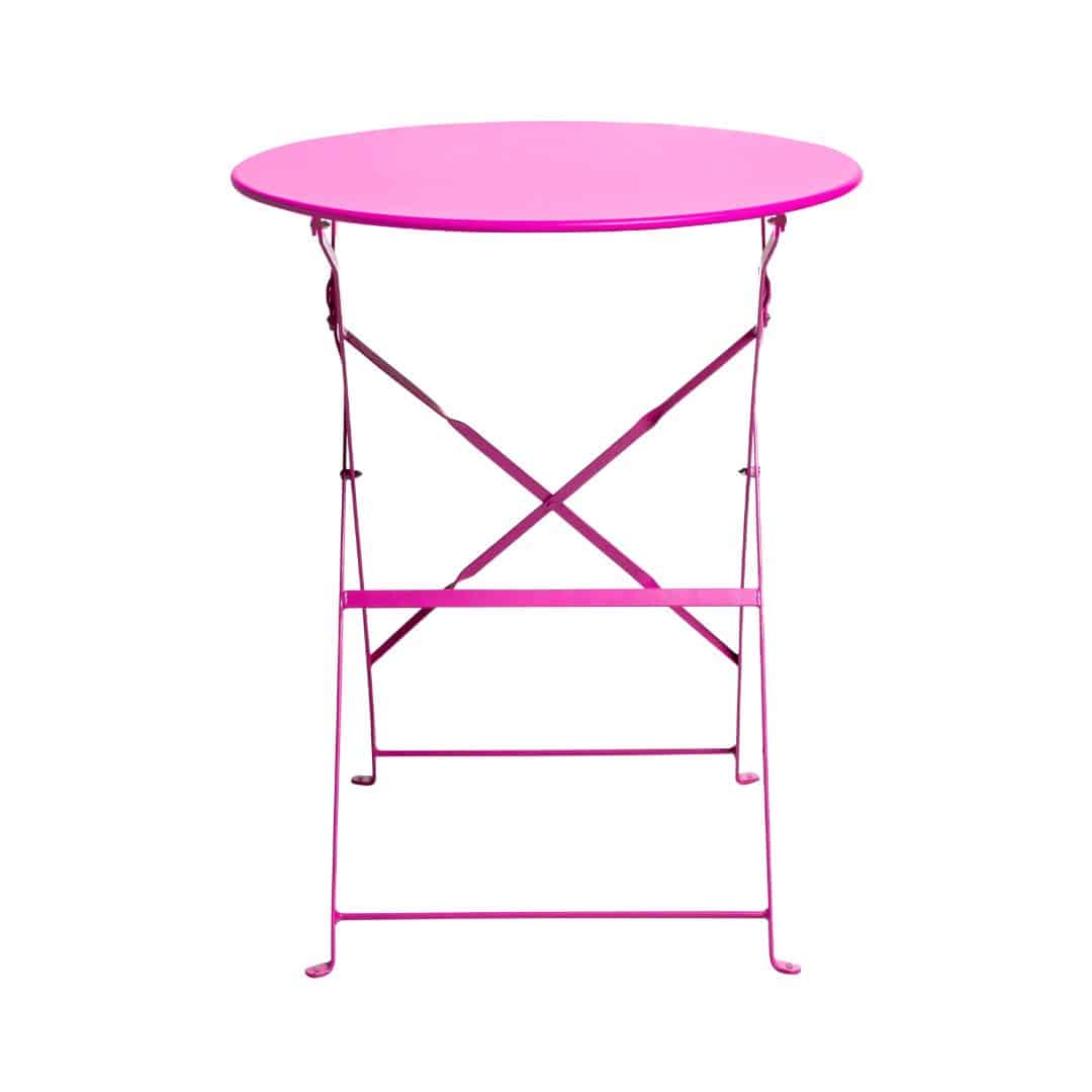 Garden Round Café Table – Pink