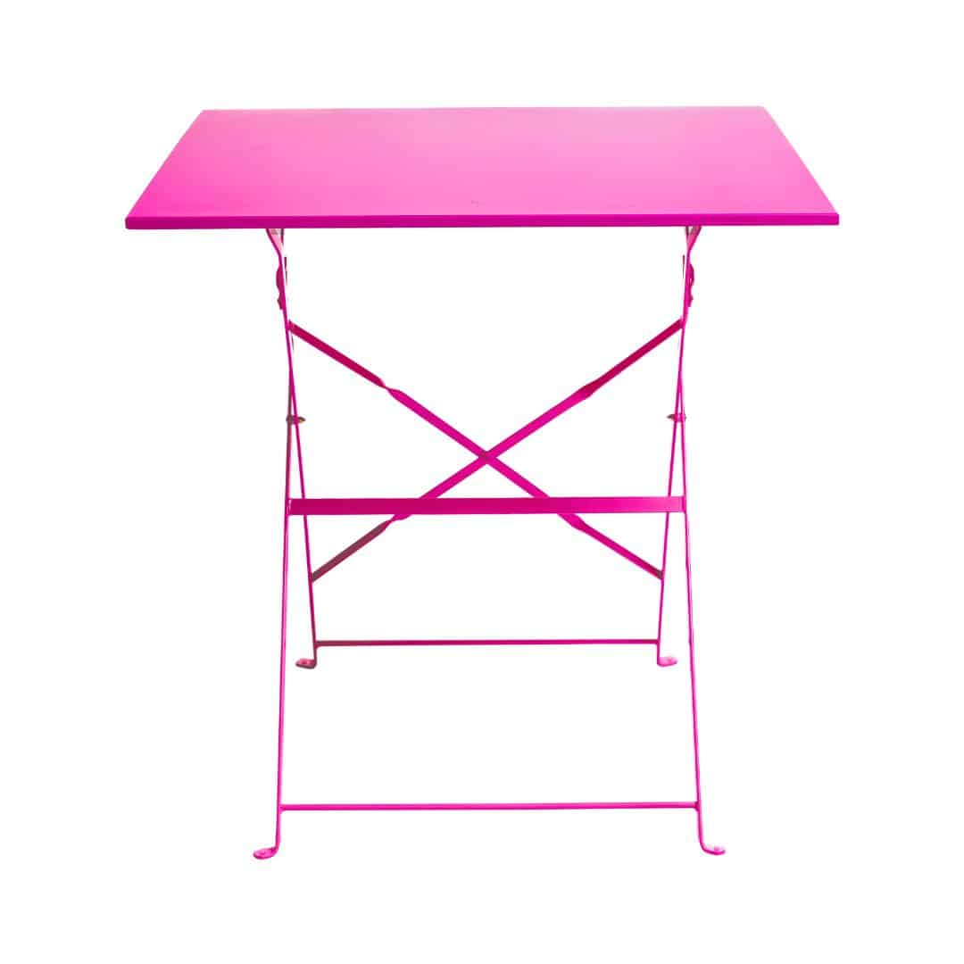 Garden Square Table – Pink
