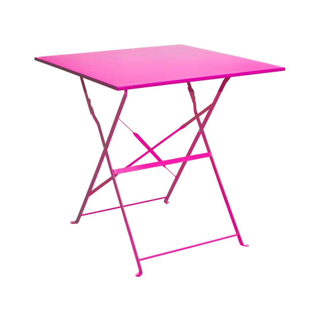Garden Square Table – Pink