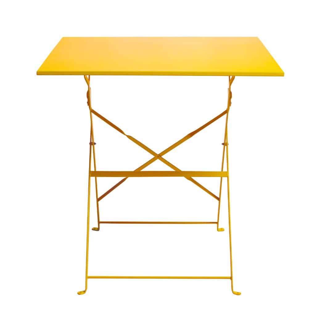 Garden Square Table – Yellow