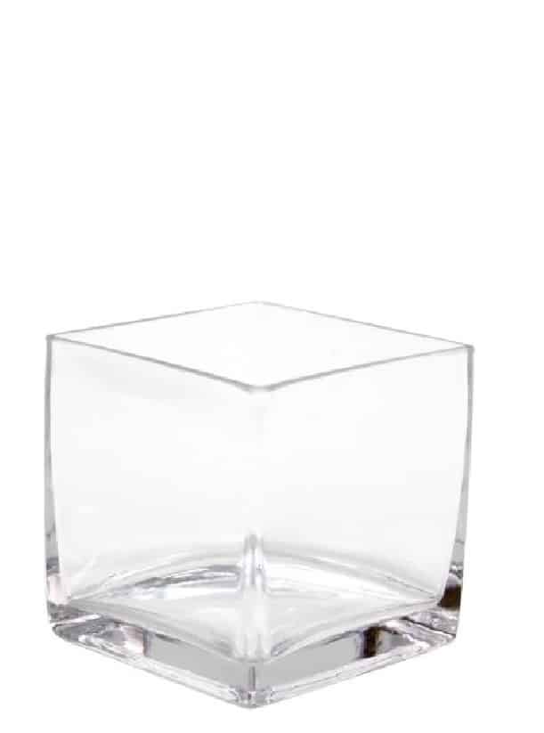 Cube Vase – Glass – Assorted Sizes