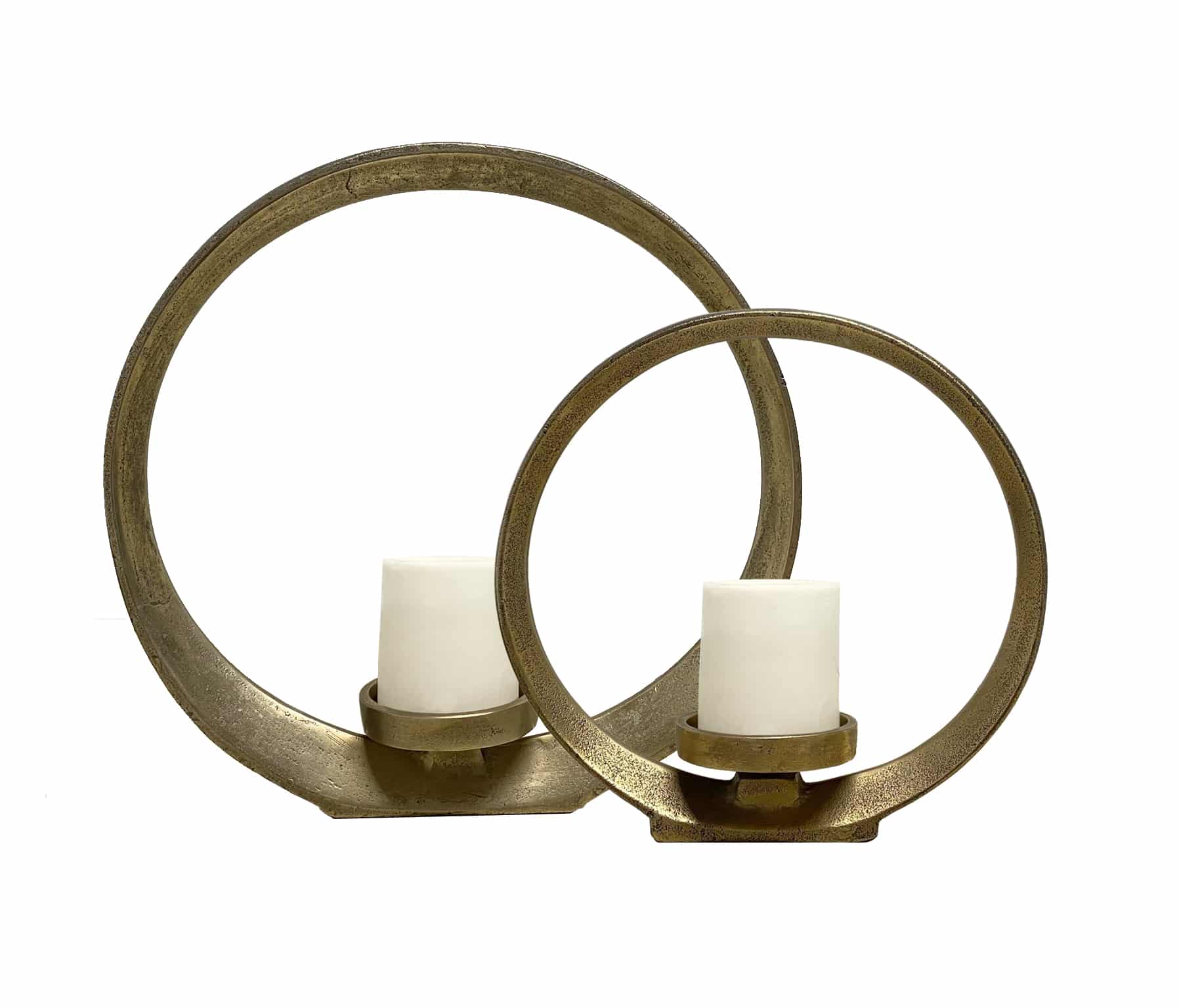 Otto Candle Holder – Gold – Set of Two