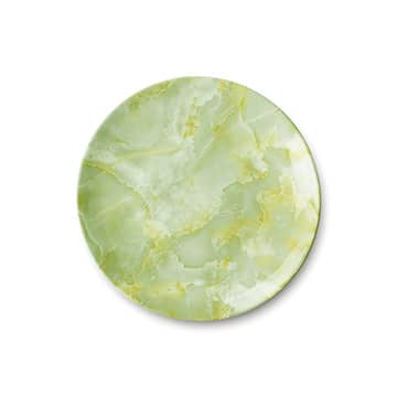 Charger Plate – Mint Marble Crush – Fine Bone China