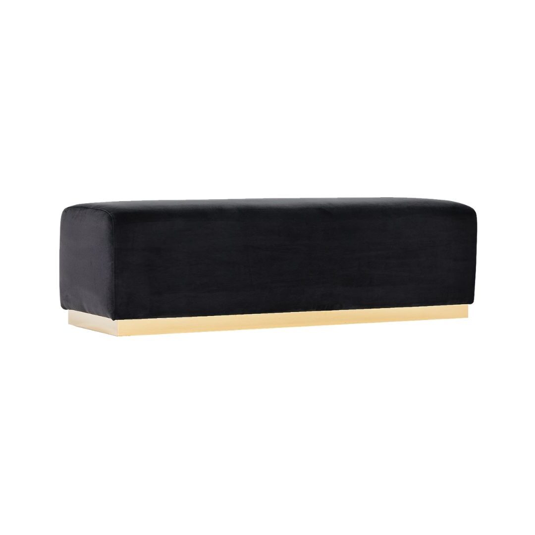 Harlow Daybed – Black Velvet