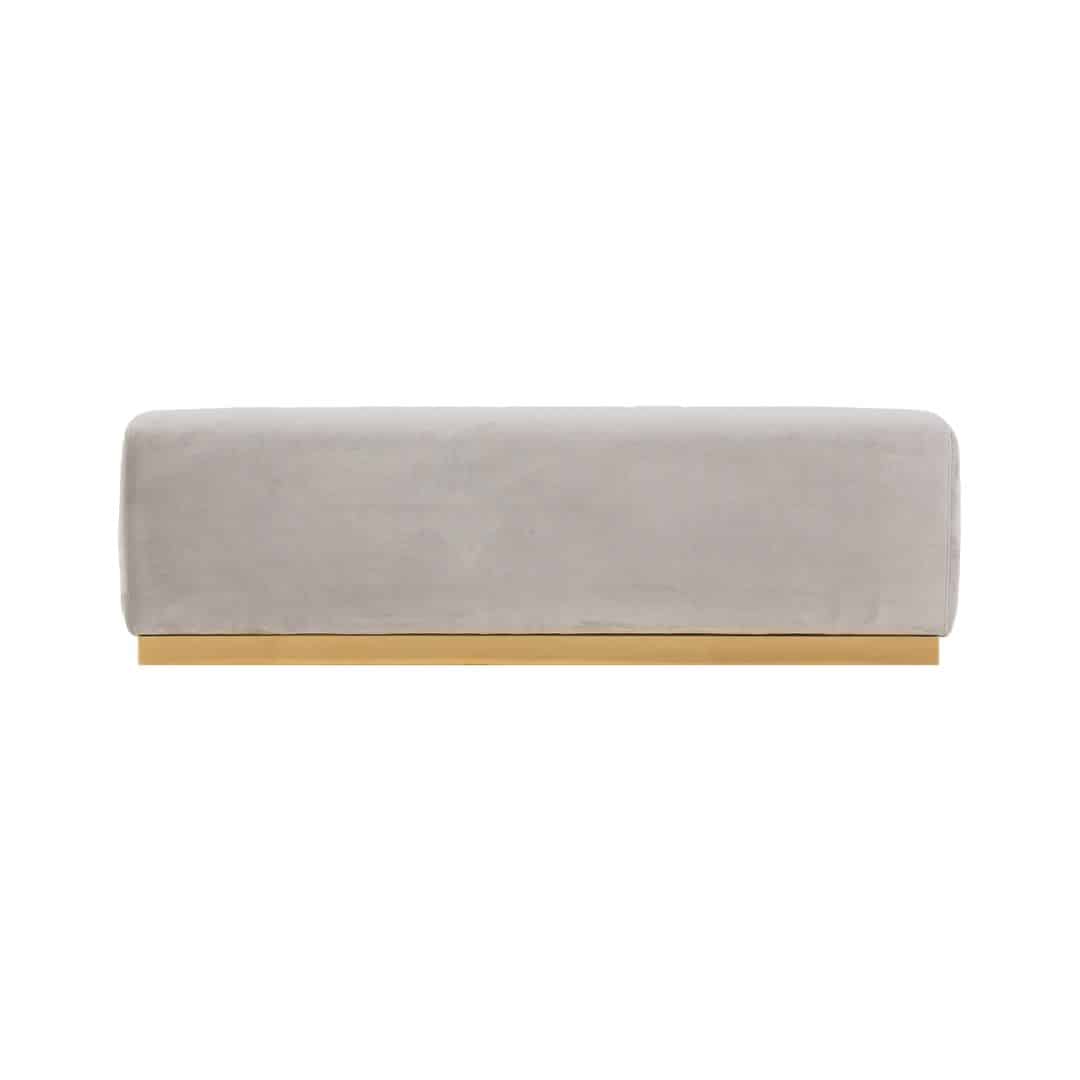 Harlow Daybed – Dove Grey Velvet