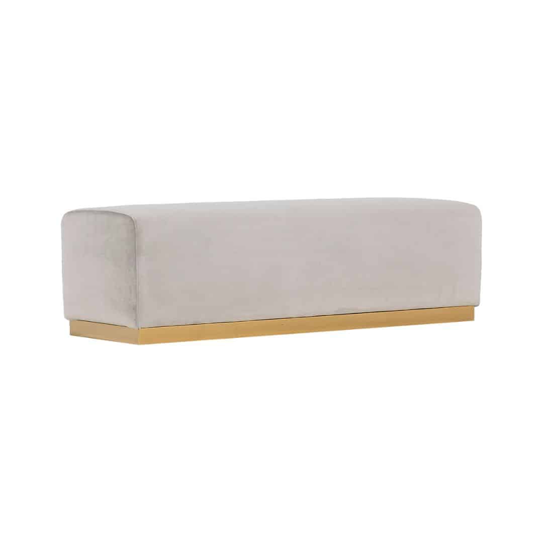 Harlow Daybed – Dove Grey Velvet