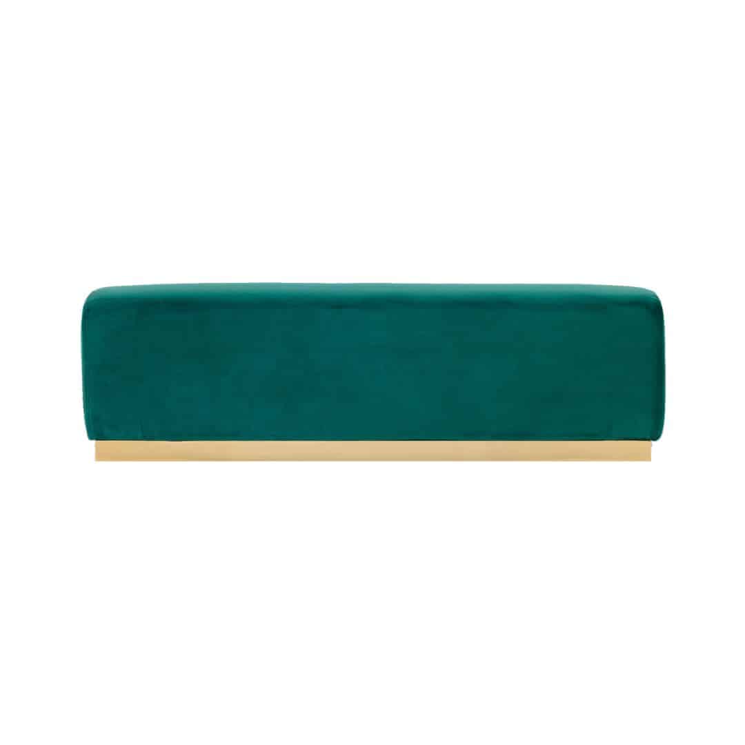 Harlow Daybed – Emerald Green Velvet