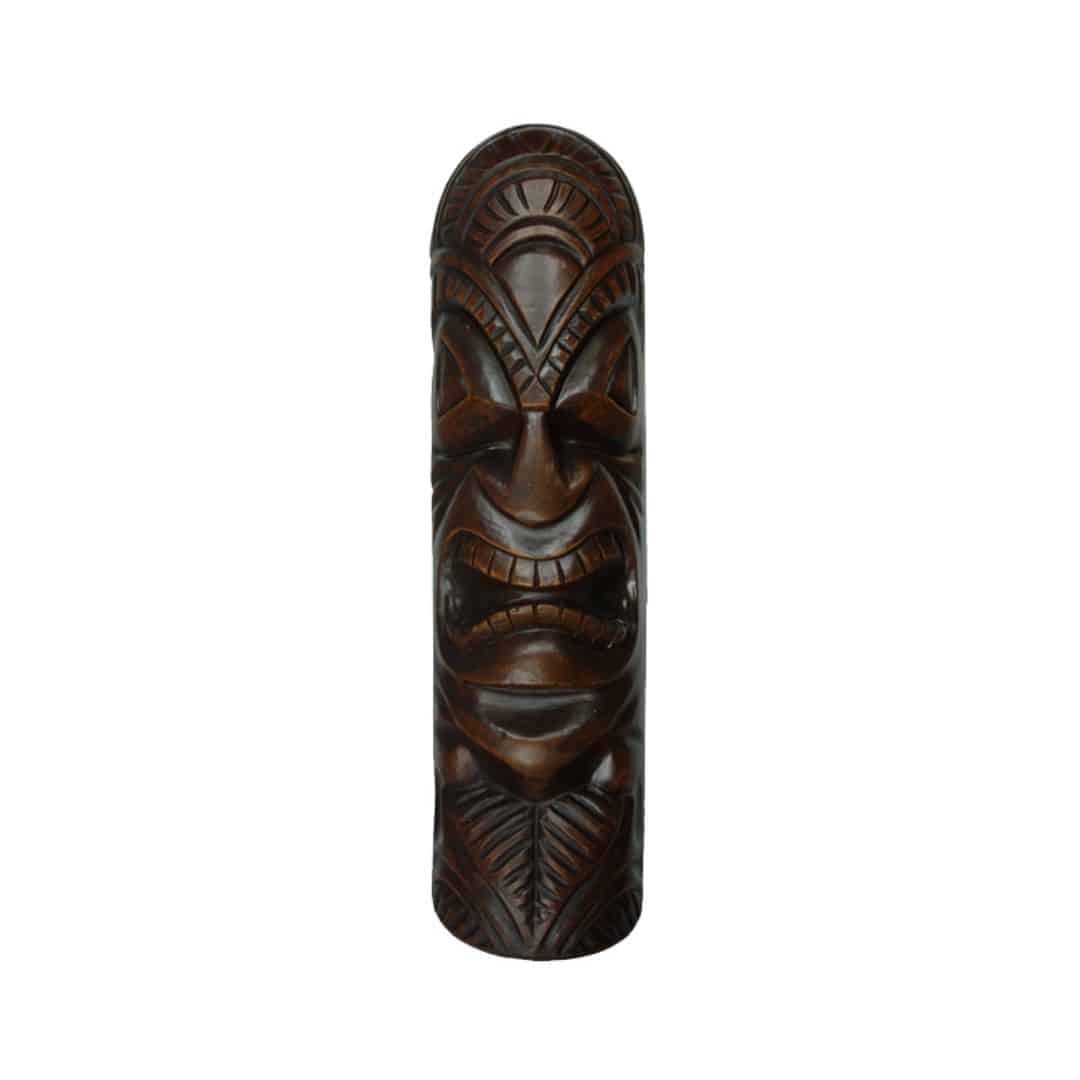 Islander Tiki Statue – Dark Timber – 20cmW x 100cmH – Set of Two