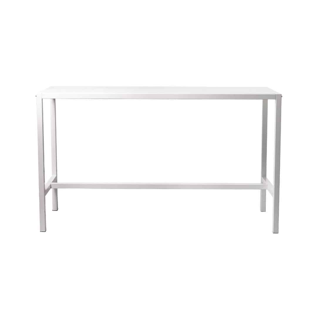 Italia Tapas Table – White Frame with White Top