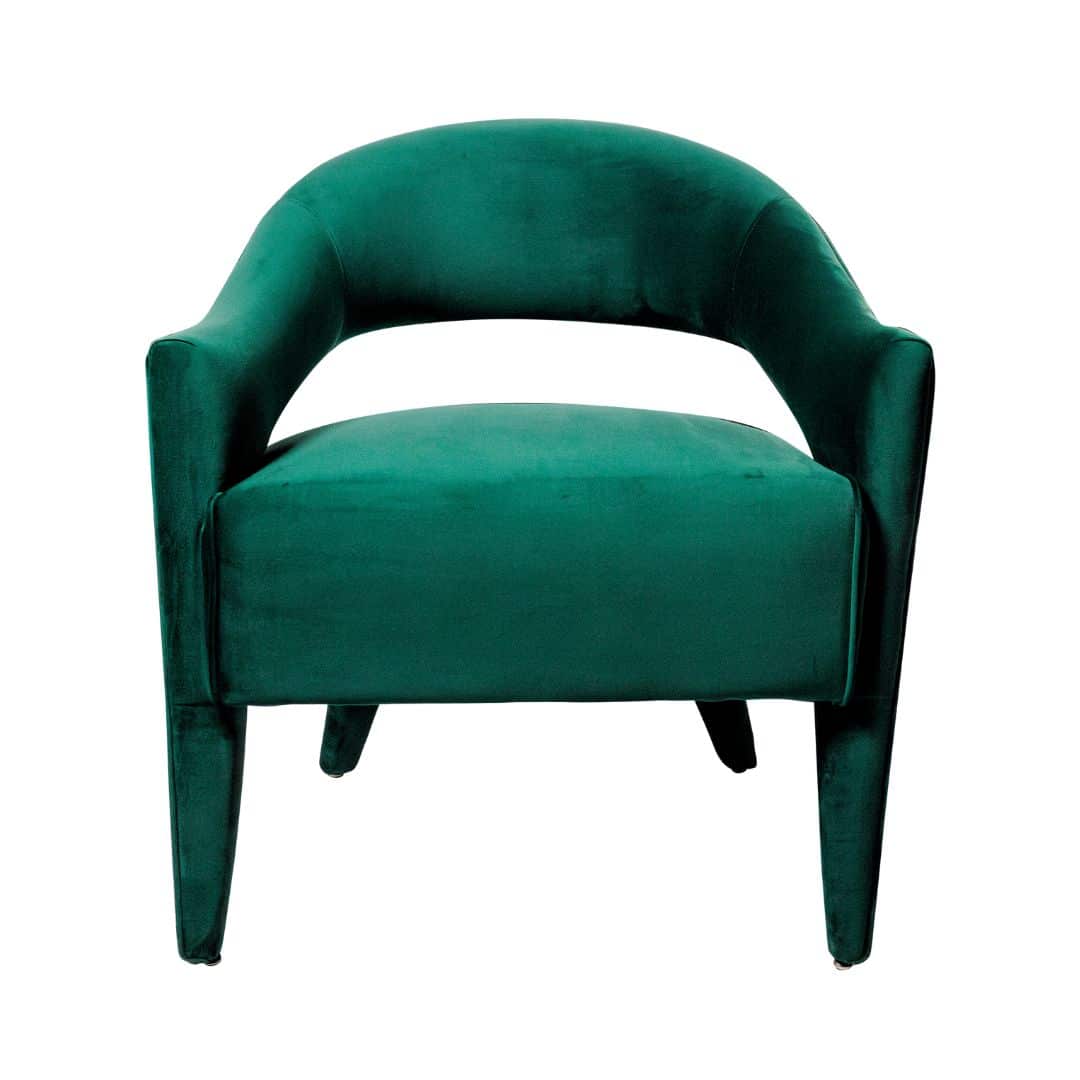 Lola Armchair – Emerald Green