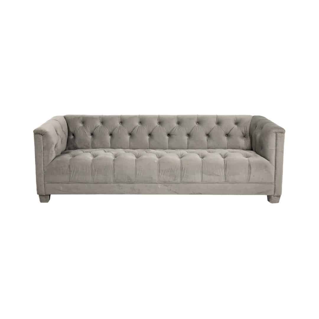 Luxe Three Seater Lounge – Grey