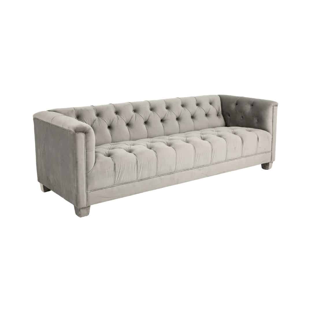 Luxe Three Seater Lounge – Grey