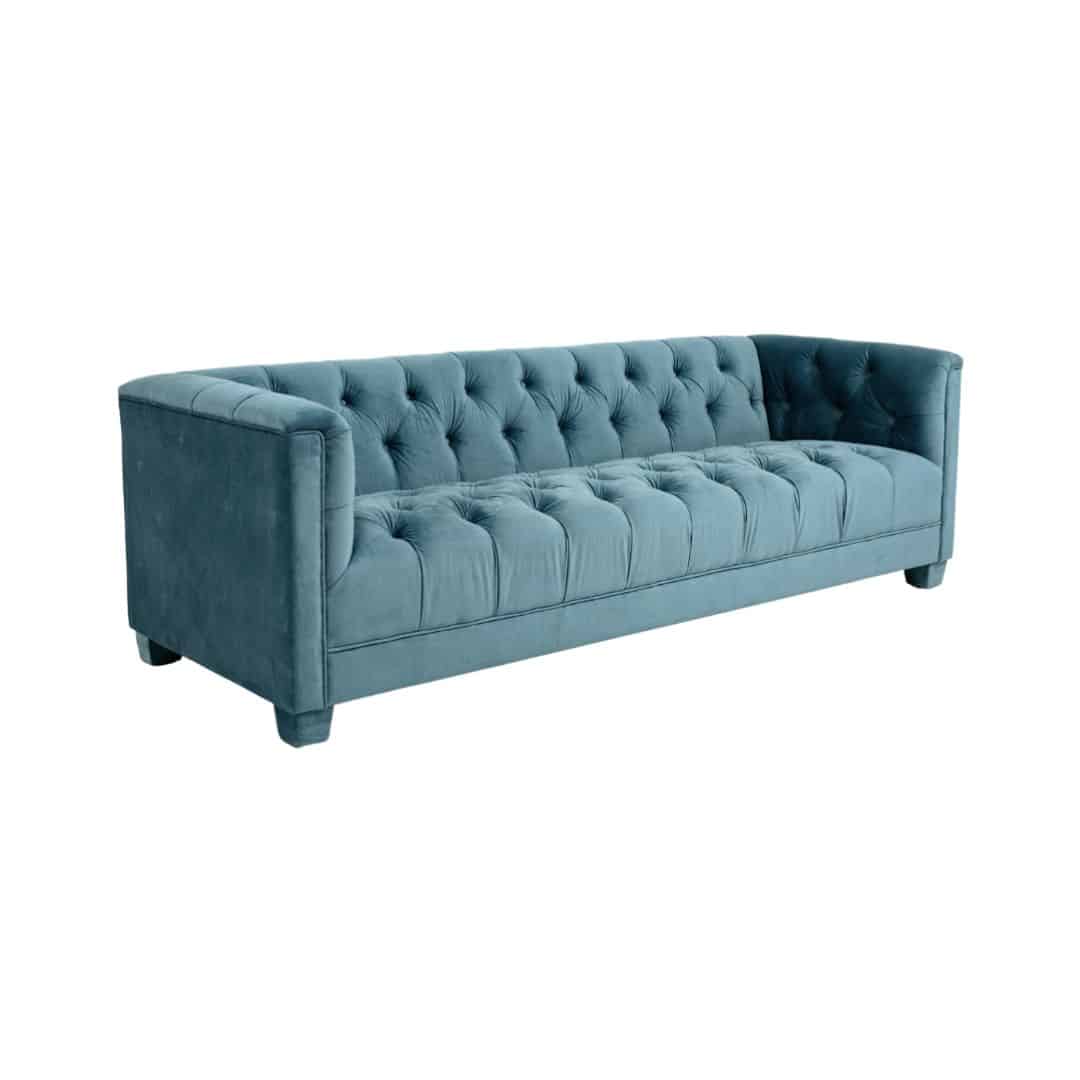 Luxe Three Seater Lounge – Teal