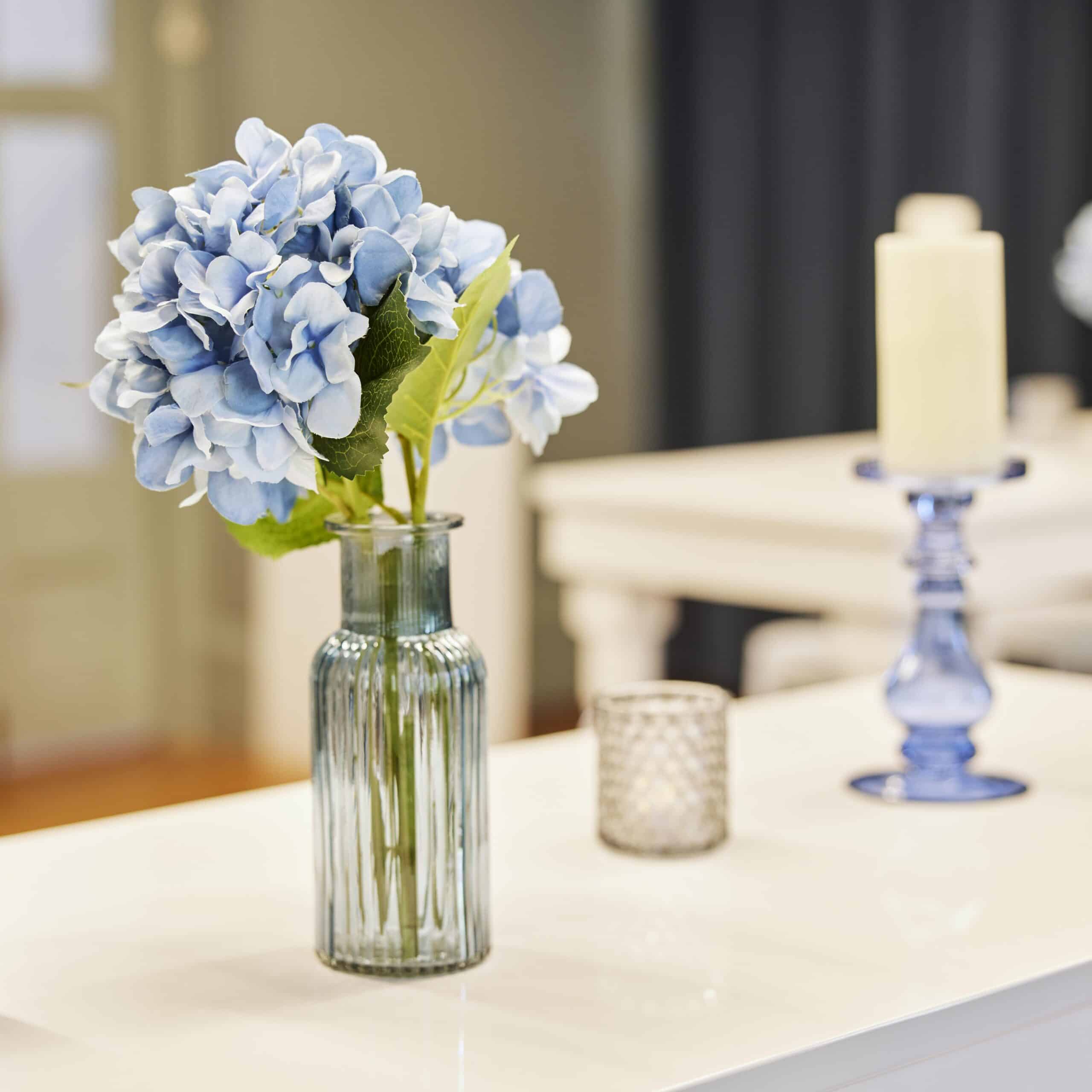 Lola Ribbed Bottle Vase – Assorted Colours