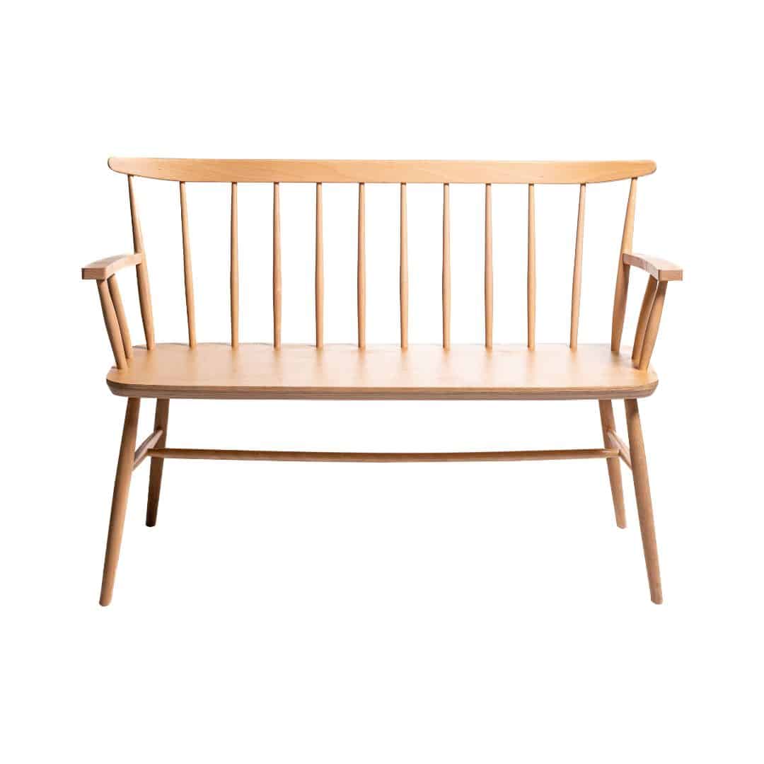 Malmo Bench – Natural Timber