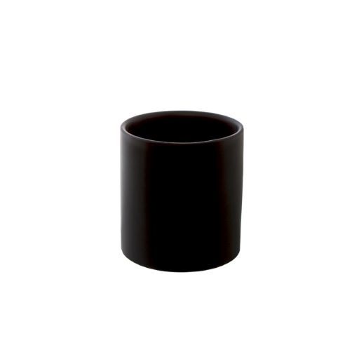 Cylinder Vase – Matte Black – 12cmD x 12cmH