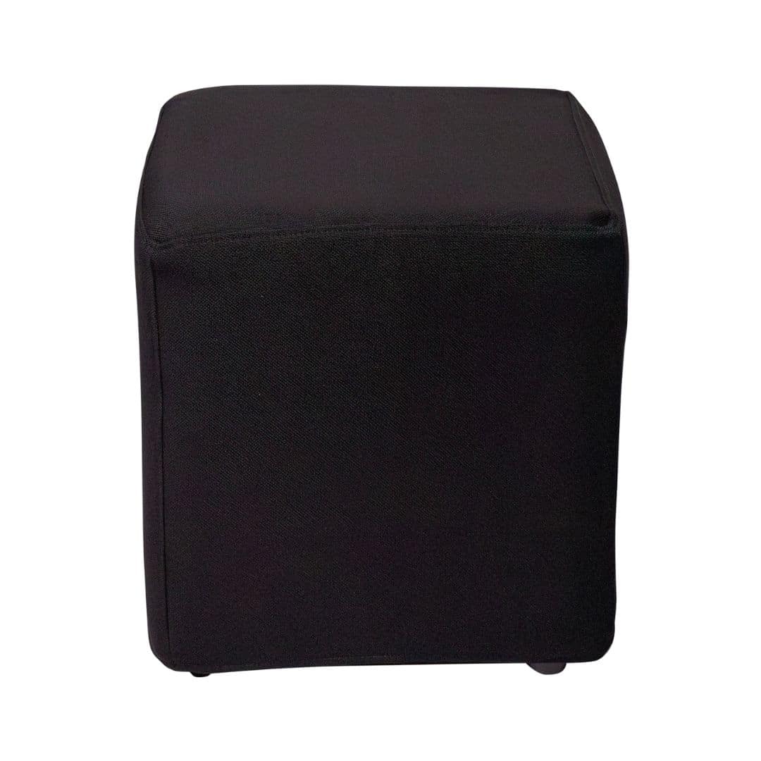 Modular Cube Ottoman – Black