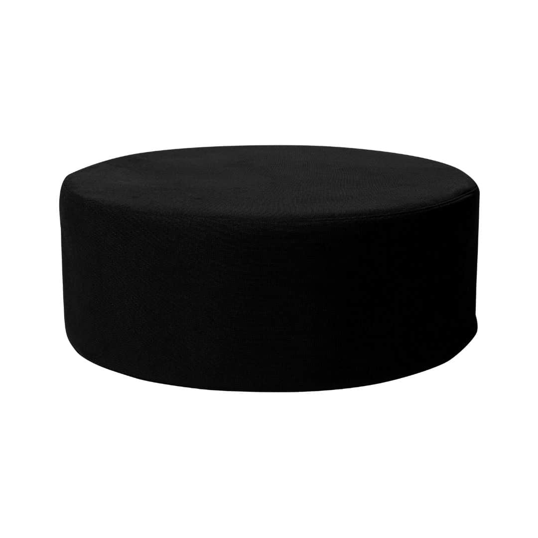 Modular Round Ottoman – Black