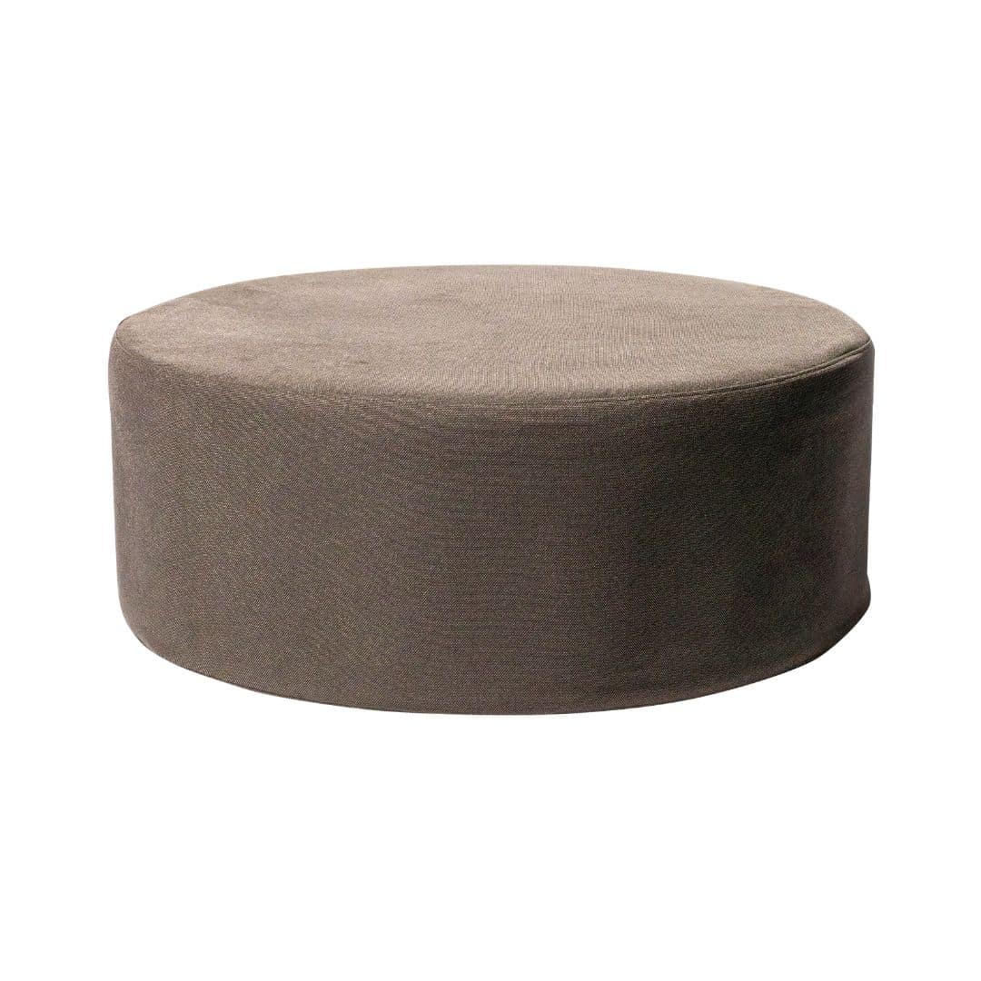 Modular Round Ottoman – Pebble Grey