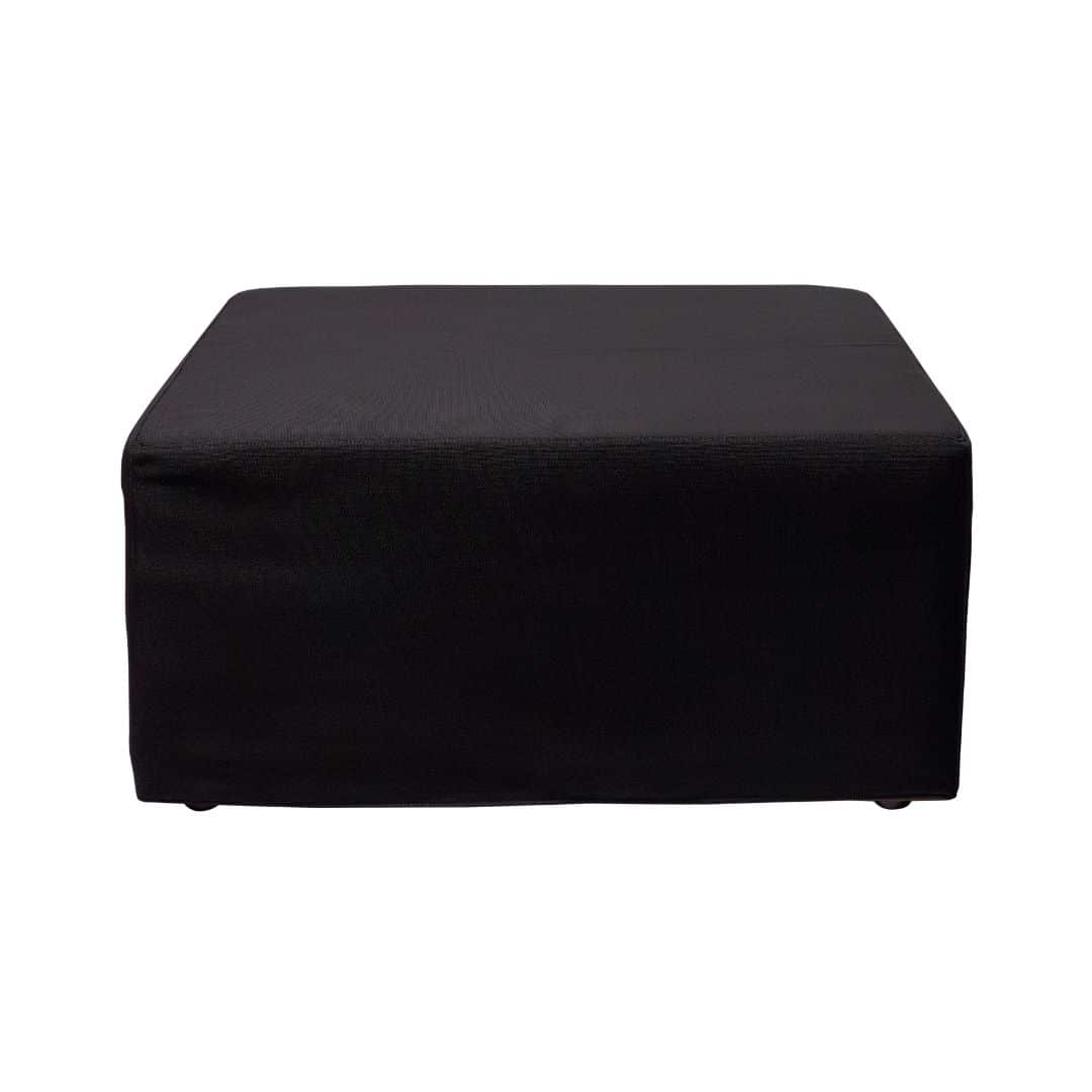 Modular Square Ottoman – Black