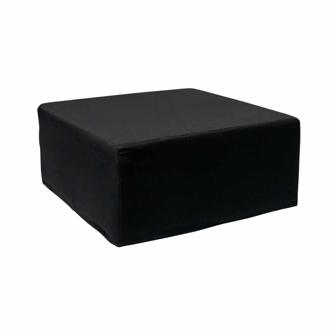 Modular Square Ottoman – Black
