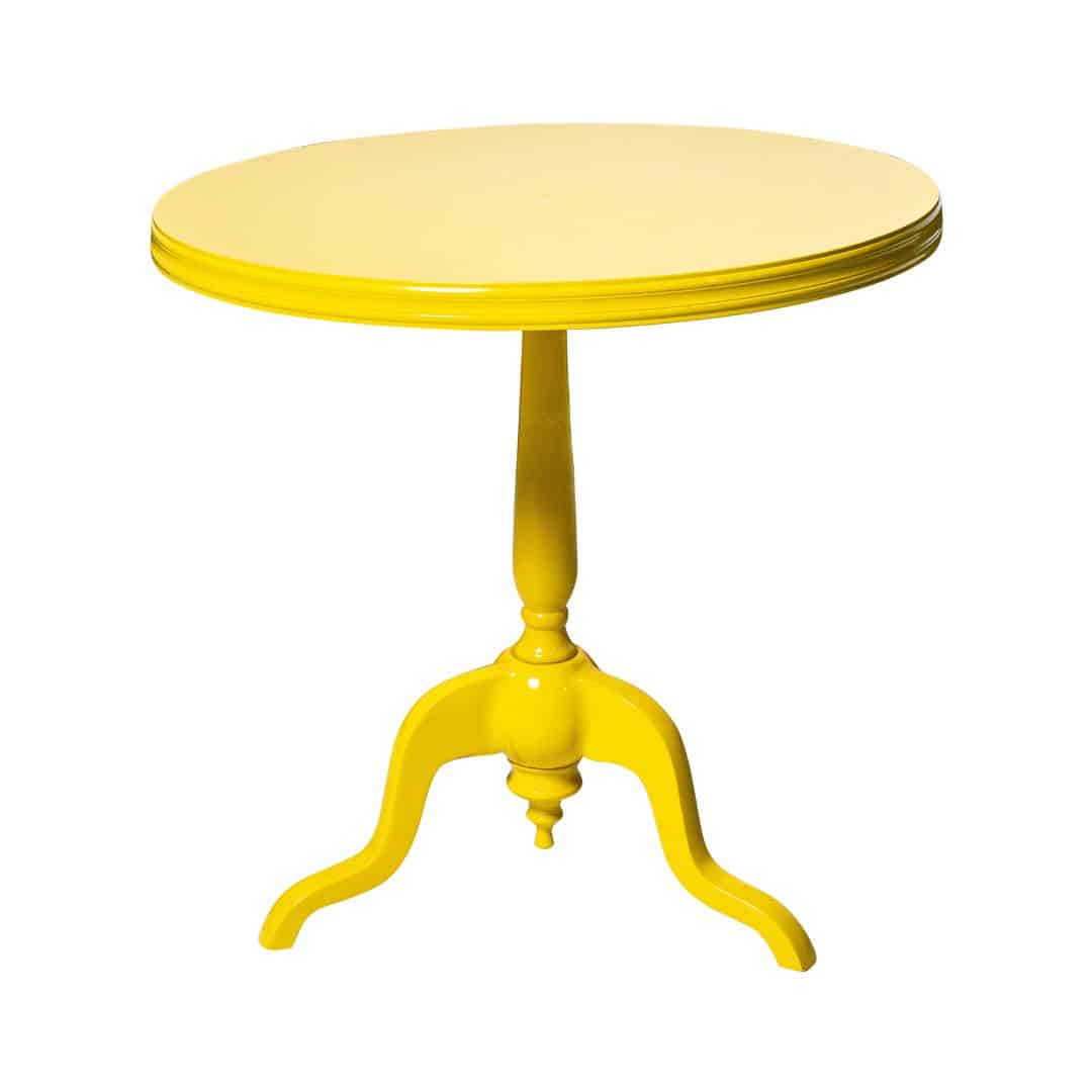 New York Cafe Table – Yellow
