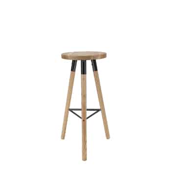 Nordic Bar Stool – Black