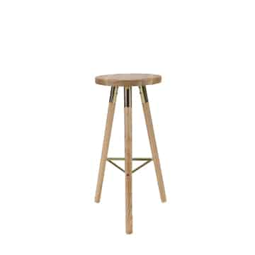 Nordic Bar Stool – Gold