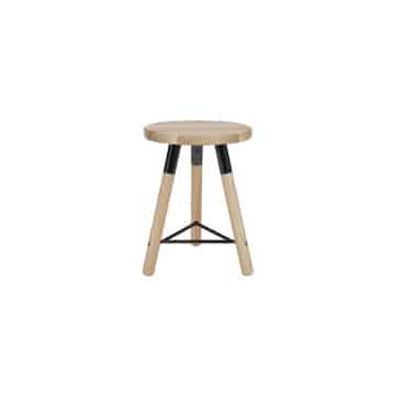 Nordic Low Stool – Black