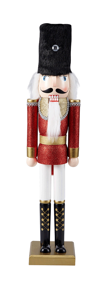 Nutcracker Prop – Red and Black – 60cmH