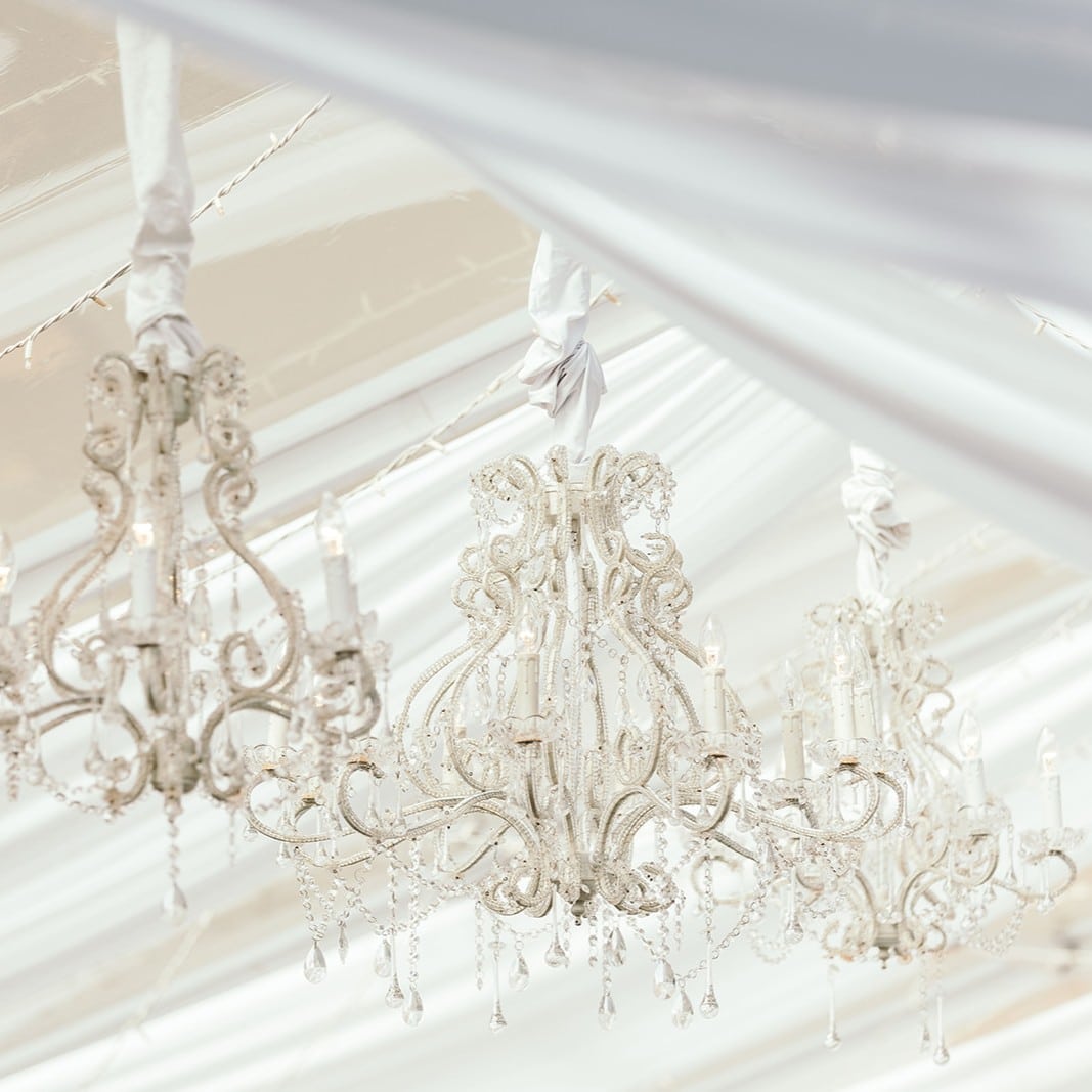 Palais Chandelier – White – Ten Arm – 80cmW x 75cmH – 10kg