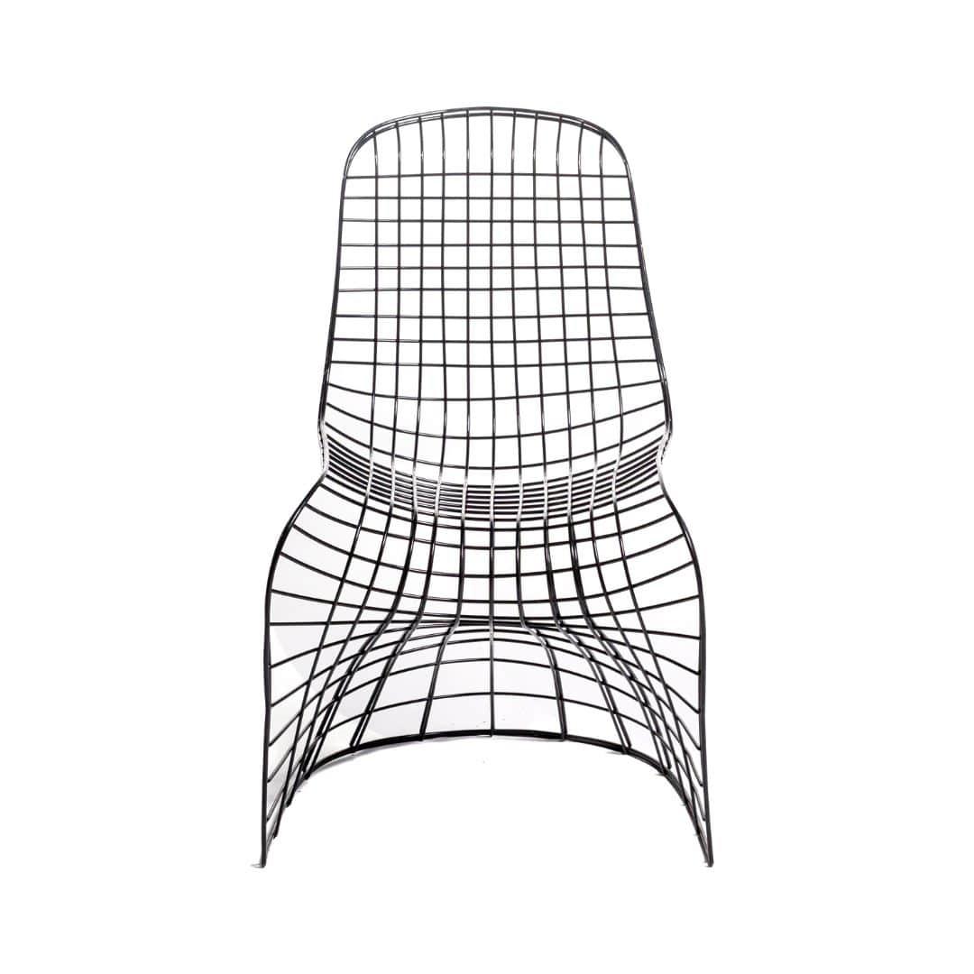 Panton Wire Chair – Black