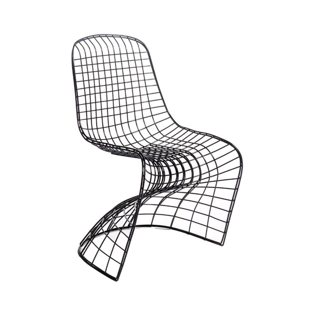 Panton Wire Chair – Black